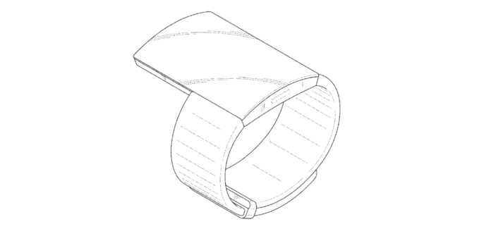 Samsung wearable with extended display