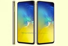 Samsung Galaxy S10e Canary Yellow first set of renders leaked online Samsung Galaxy S10e