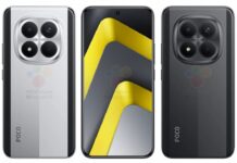 POCO M8 and POCO M8 Pro detailed specs, along with press renders, have leaked online.